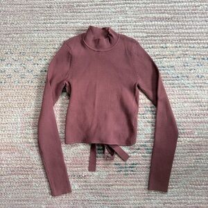 Wilfred Open Back Sweater